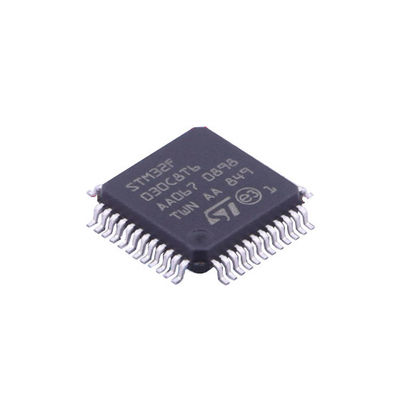 STM32F030C8T6 IC อิเล็กทรอนิกส์ส่วนประกอบ STM32F0 ซีรี่ย์ไมโครคอนโทรลเลอร์สําหรับ STMmicroelectronics ARM Cortex-M0